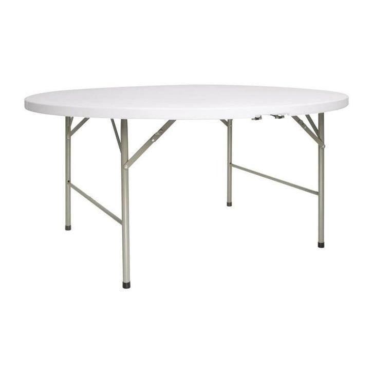 Inklapbare Buffettafel | Kunststof/Staal | Wit Blad | Grijs, Zakelijke goederen, Horeca | Keukenapparatuur, Nieuw in verpakking