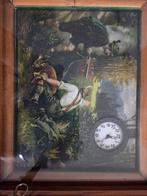 Zwarte Woud pendule, Schilderij klok, Junghans (3) - -, Antiek en Kunst