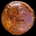 Empire romain. Marcus Aurelius (AD 161-180). Sestertius Rome, Postzegels en Munten