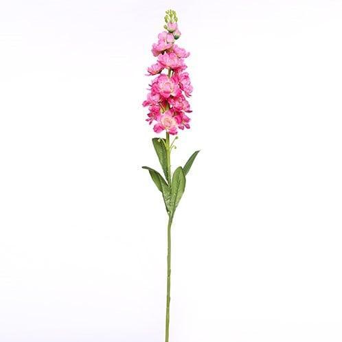Matthiola Pink Zijdenbloem Tak 83 cm per stuk, Huis en Inrichting, Woonaccessoires | Kunstplanten en Kunstbloemen, Nieuw