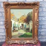 Jan Knikker Junior ( 1911-1990 ) - Hofje van Loo, Antiek en Kunst, Kunst | Schilderijen | Klassiek