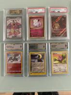 Pokémon - 6 Graded card - Dracaufeu, Clefairy, Meowth,, Nieuw