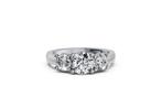Zonder Minimumprijs - Ring - 14 karaat Witgoud - 2.08ct. tw., Nieuw