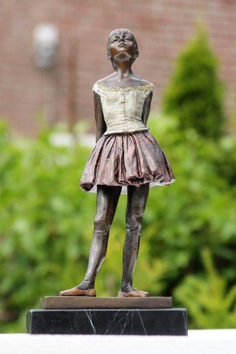 Beeld, 14 jarig danseresje (naar degas) - 39 cm - brons, Antiek en Kunst, Kunst | Designobjecten