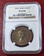 Zuid-Afrika. 1 Penny 1960 PROOF NGC PF62BN ELIZABETH II RARE