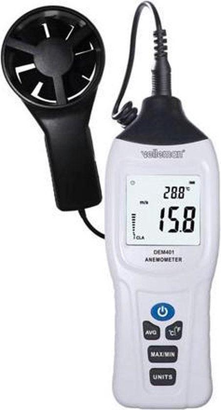 2dekans | Velleman Digitale thermometer/anemometer,, Bricolage & Construction, Instruments de mesure, Enlèvement ou Envoi