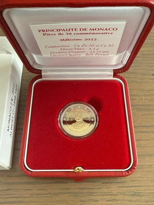 Monaco. 2 Euro 2022 Albert Ier Proof (Zonder Minimumprijs), Postzegels en Munten, Munten | Europa | Euromunten