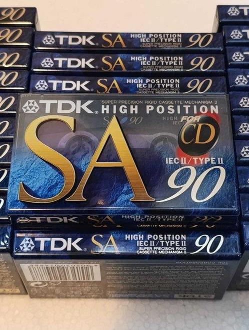 30 x TDK - SA 90 Super Avilyn Cassette audio vierge, Audio, Tv en Foto, Radio's
