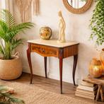 Kabinet - Hout, Knoesthout, Brons - Hoogte: 56 cm