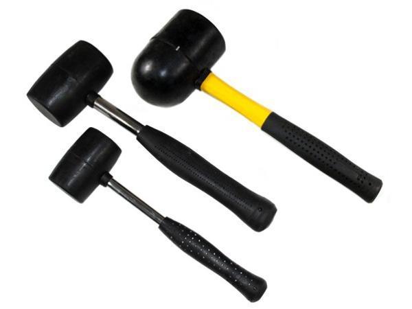 Veiling - Rubber hamerset 3-delig, Doe-het-zelf en Bouw, Gereedschap | Handgereedschap