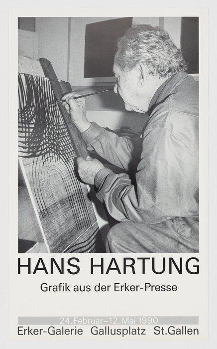 Hans Hartung - Erker-Galerie St. Gallen - original vintage, Antiek en Kunst, Kunst | Tekeningen en Fotografie