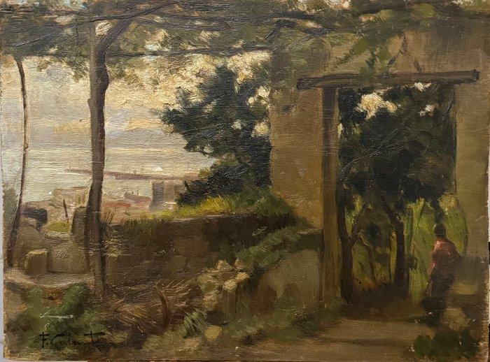 Francesco Galante (1884-1972) - Pozzuoli, Antiek en Kunst, Kunst | Schilderijen | Klassiek