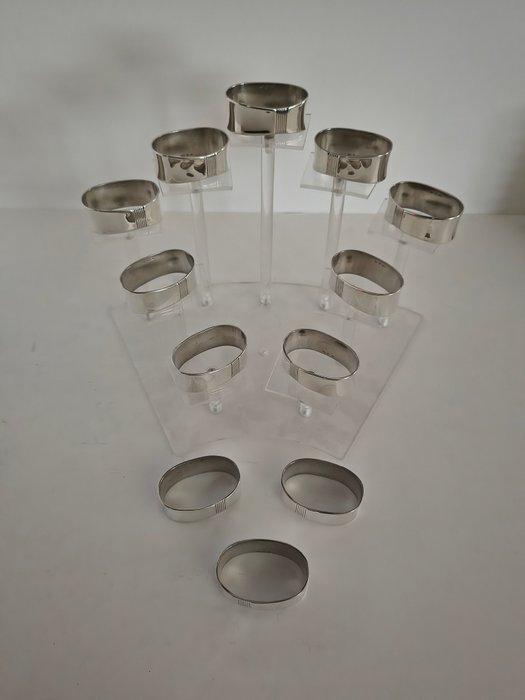 Servetring (12) - Verzilverd, Antiek en Kunst, Antiek | Meubels | Tafels