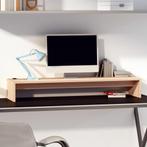 vidaXL Monitorstandaard 100x27x15 cm massief grenenhout, Computers en Software, Verzenden, Nieuw