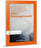 De grondslag van het vermogens- en ondernemingsrecht 1 -, A.M.M.M. van Zeijl, Zo goed als nieuw, Verzenden