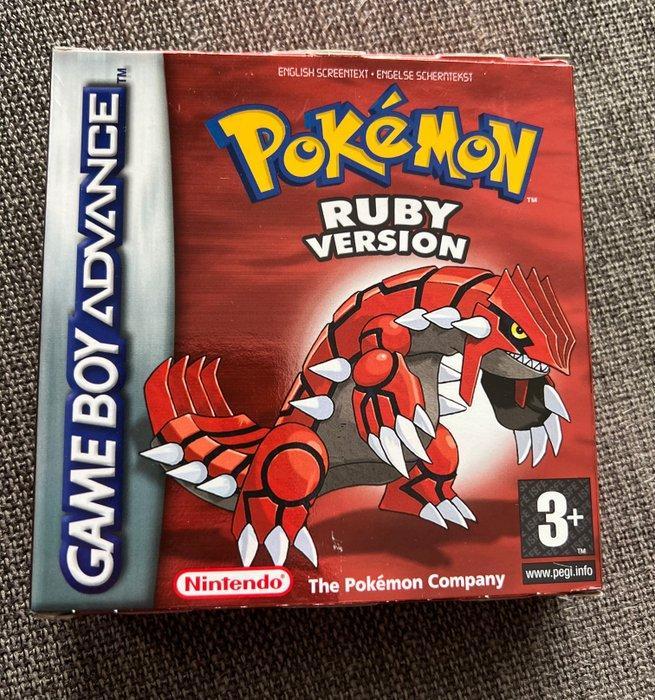 Nintendo - Gameboy Advance - Pokémon Ruby Version (EUR) -, Games en Spelcomputers, Spelcomputers | Overige Accessoires