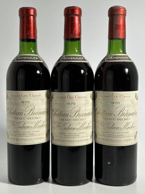1970 Château Branaire-Ducru (Duluc-Ducru) - Saint-Julien, Verzamelen, Wijnen