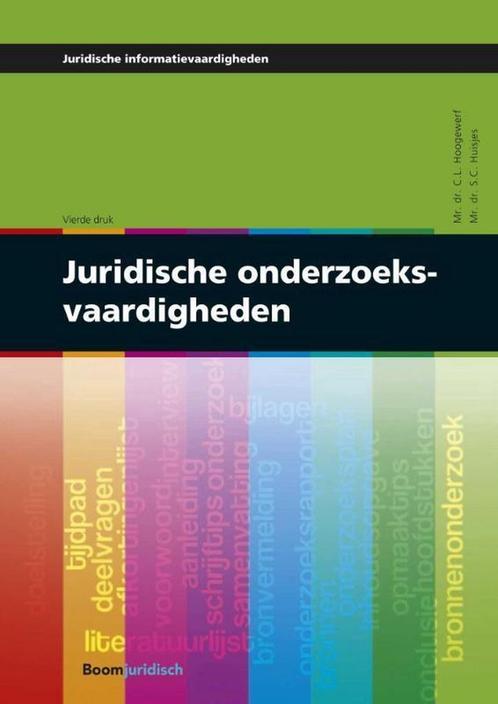 Juridische onderzoeksvaardigheden / Juridische, Boeken, Wetenschap, Zo goed als nieuw, Verzenden