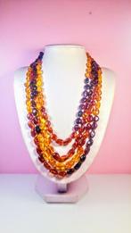 Halsketting - Barnsteen - Mix colour Baltic Amber - 1.5 cm -