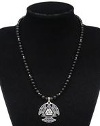 Obsidienne - Collier Mystique du Valknut – Le Sceau des