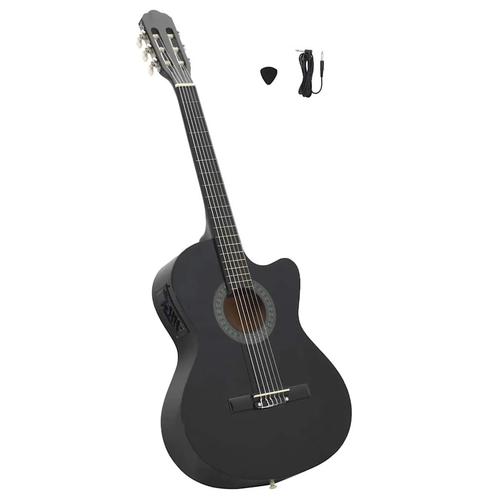 vidaXL Gitaar cutaway met equalizer 6 snaren western, Muziek en Instrumenten, Snaarinstrumenten | Gitaren | Akoestisch, Nieuw
