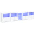 vidaXL Dressoir met LED-verlichting 283x37x67 cm wit, Huis en Inrichting, Kasten | Dressoirs, Verzenden, Nieuw