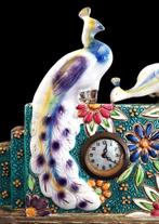 Figurale pendule - Hubert Bequet - Art Deco Keramiek,, Antiek en Kunst