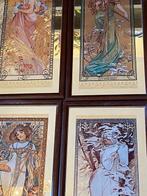 The Four Seasons Designed by Alphonse Mucha (After) -, Antiek en Kunst