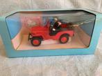 Tintin - Hapax 1:18 - Modelauto -La Jeep rouge - Tintin au