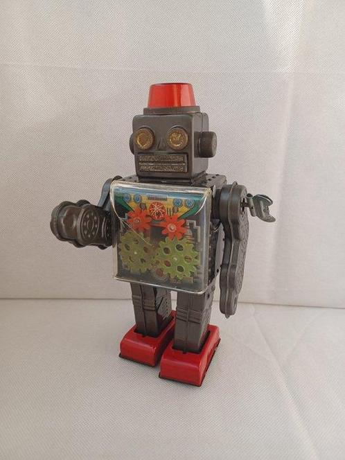Horikawa - Robot-jouet Robot en tole à remontage mécanique, Antiek en Kunst, Antiek | Speelgoed