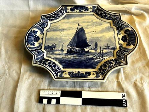 De Porceleyne Fles, Delft - Plat - Faïence de Delft -, Antiek en Kunst, Antiek | Glaswerk en Kristal