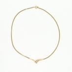 Collier - 14 carats Or jaune Diamant (Couleur naturelle), Handtassen en Accessoires, Kettingen, Nieuw
