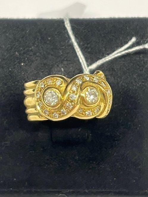Bague - 18 carats Or jaune, Handtassen en Accessoires, Ringen