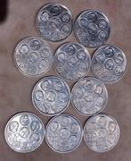 Belgique. 500 Francs 1980 10 stuks (Nederlands, Frans) (Sans, Postzegels en Munten