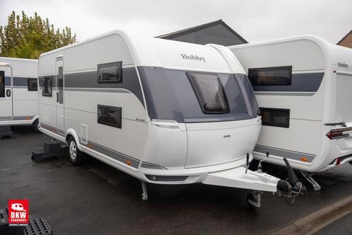 HOBBY De Luxe 515 UHK, Caravans en Kamperen, Caravans, 1250 - 1500 kg, Gascomfoor, Hordeur, Kachel, Koelkast, Openslaande ramen