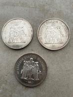 Frankrijk. 50 Francs 1977  Hercule (lot de 3 monnaies en