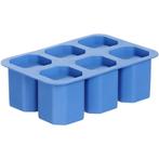 IJsblokjesvorm | BarUp | Siliconen | Blauw | 6, Verzenden, Nieuw in verpakking