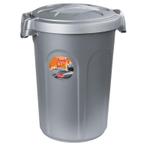 Voederton tom, 16kg, 46 l, - 44,5x40x61cm, grijs - kerbl, Nieuw