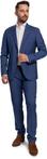 Suitable Kostuum Lucius Wol Blauw maat Maat 52/54 (L) Heren