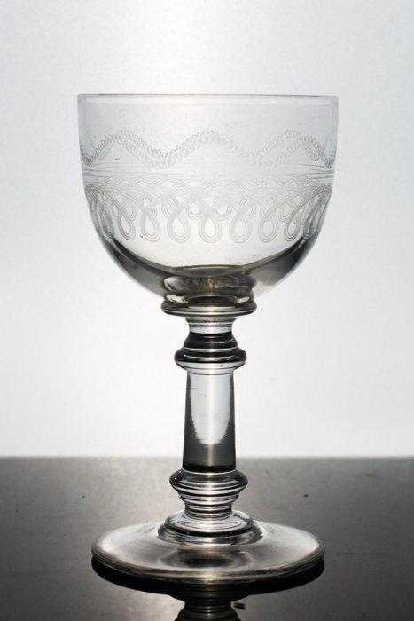 Val Saint Lambert - Drankservies (12) - Loth - Glas, Antiquités & Art, Antiquités | Verre & Cristal