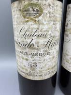 1975 Château Sociando-Mallet - Haut-Médoc - 2 Flessen (0.75, Verzamelen, Wijnen, Nieuw