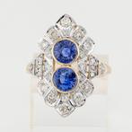 [GIA Certified]-Sapphires (1.80) Cts Diamond (0.84) Cts (26)