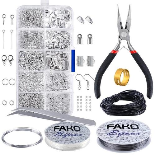 Fako Bijoux® - Starterset Sieraden Maken - 910-delig -, Hobby en Vrije tijd, Kralen en Sieraden maken, Verzenden