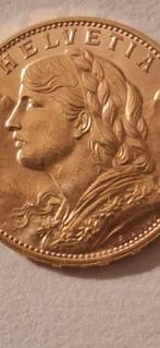 Zwitserland. 20 Franken 1925, Postzegels en Munten