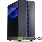 Inter-Tech 88881309 computerbehuizing Zwart, Computers en Software, Computerbehuizingen, Verzenden, Nieuw