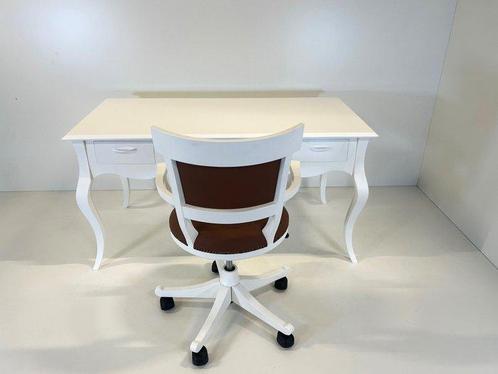 Castagnetti - Table (2) - Yvonne - NUOVO Bois laqué blanc, Antiek en Kunst, Antiek | Meubels | Stoelen en Sofa's