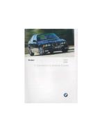 1996 BMW 3 SEDAN SERIE BROCHURE ENGELS, Livres, Ophalen of Verzenden