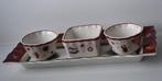 Kerstdecoratie Villeroy & Boch - langwerpig bordje en 3, Diversen, Kerst, Nieuw