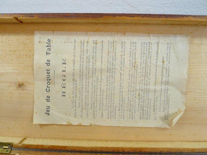 Jeu de Croquet de Salon - Maillets boules passages etc,, Antiek en Kunst, Antiek | Overige Antiek