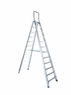 Eurostairs Dubbel Oploopbare Trap – 2 t/m 12 Treden, Doe-het-zelf en Bouw, Ladders en Trappen, Verzenden, Nieuw, Trap, 2 tot 4 meter